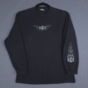 Vintage Orange County Choppers Shirt Mens Large Black Long Sleeve Y2K Biker‎